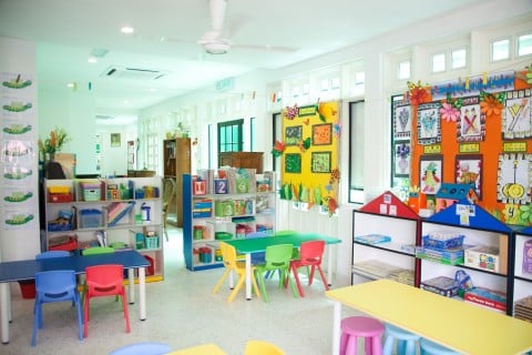 幼稚園で英語居教育