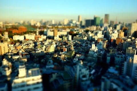 風景 街 ビル 建物