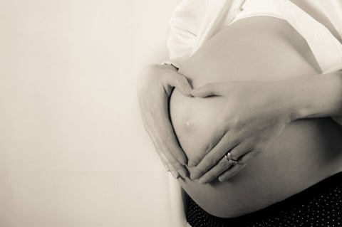 体 妊婦 お腹