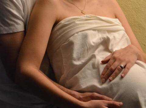 妊婦 夫婦 一緒