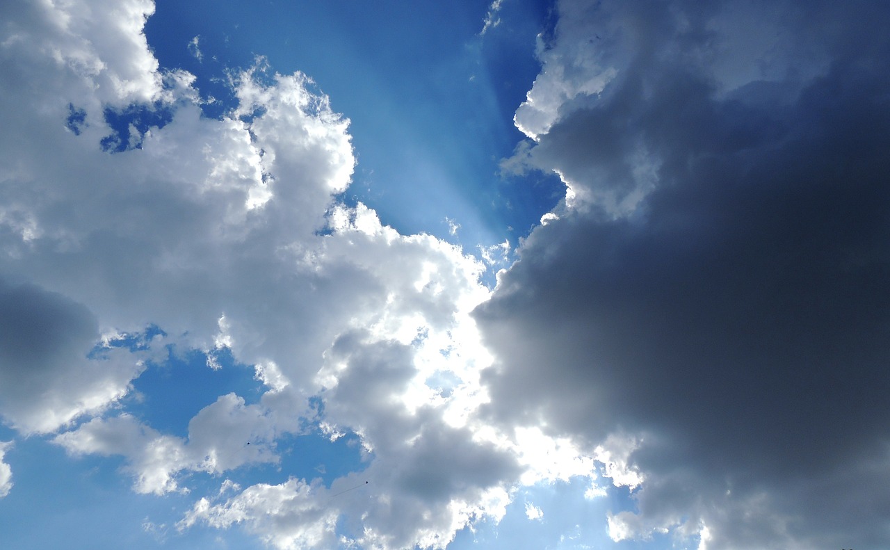 風景 青空 くもり
