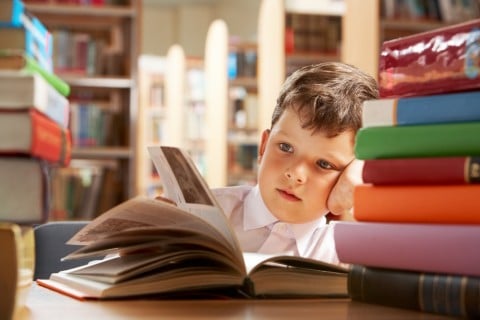 子供 男の子6歳 本 調べる 図書館 勉強