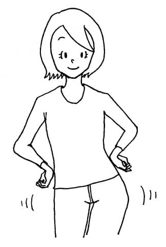 おしりふりふり