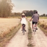 自転車 カップル