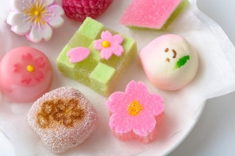 ひな祭り 和菓子 雛人形