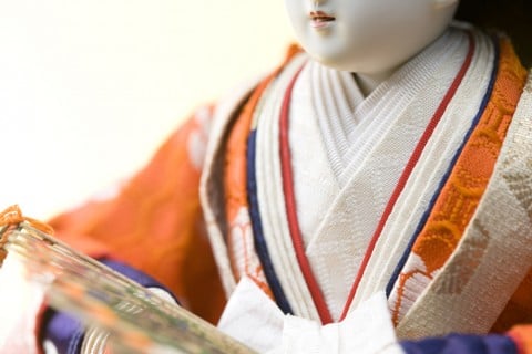 雛人形 お雛さま 胸元 着物