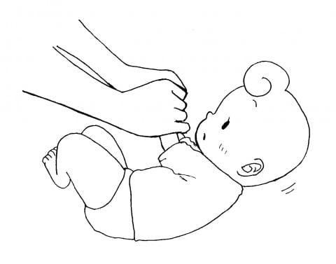 赤ちゃん イラスト 首すわり