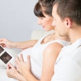 妊婦 胎児 エコー写真 夫婦 カップル