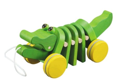 要出典 木のおもちゃ PLANTOYSプラントイ ダンシングアリゲーター