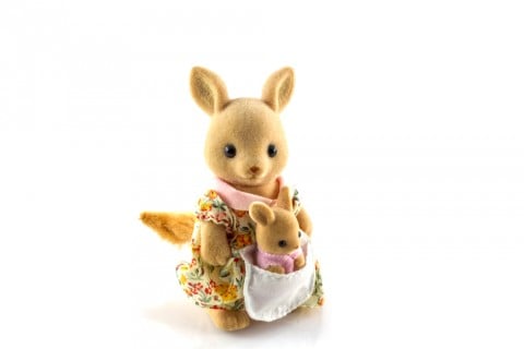 カンガルーケア 親子 シルバニアファミリー ぬいぐるみ