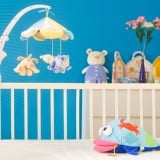 子供部屋 ベビーベッド ベッドメリー