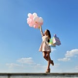 女性 解放 空 元気 健康
