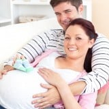カップル 男女 夫婦 妊婦