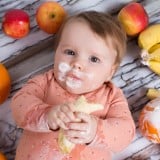 赤ちゃん 離乳食 食べる バナナ 食事 果物 フルーツ