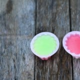 ゼリー ピンク グリーン