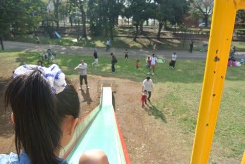 水元公園 すべり台 アスレチック