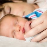 新生児 ママ ベッド 親子