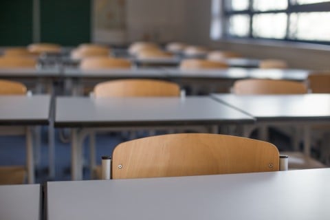 学校 椅子 机 風景 出席