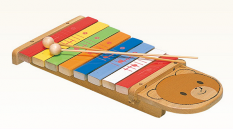要出典 木琴 おもちゃ 河合楽器製作所 KAWAI シロホンクマ