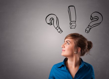 女性 疑問 クエスチョン ? 謎