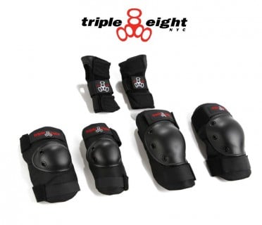 要出典 子供用プロテクター トリプルエイト 3-PACK BOX ひじ ひざ 手首 3点セット プロテクター