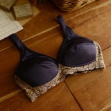 要出典 マタニティブラ ローズマダム 授乳ハーフトップ ノンワイヤー クロスオープン 美妊婦