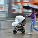 雨 ベビーカー カバー 傘