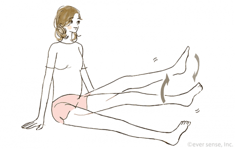 妊婦 ストレッチ イラスト