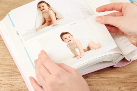 赤ちゃん 写真 アルバム 記念写真