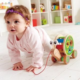 要出典 Hape(ハペ) プルトーイ ウォークアロング スネイル