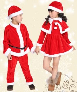 要出典 サンタ サンタクロース 衣装 子供用サンタクロース衣装