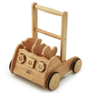 要出典 赤ちゃん 手押し車 野中製作所 木’s カタカタ押車