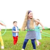 フラフープ 子供 運動