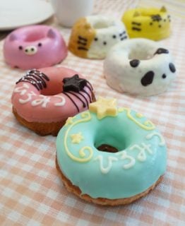 出産祝いのお返し 0イエローパンプキン 名入り&アニマルドーナツ詰め合わせAセット