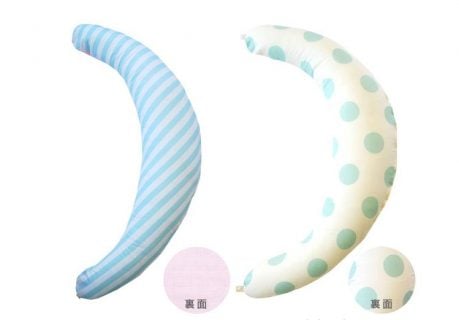 妊婦腰痛対策 ふんわりクリスタ綿クッションtype 三日月形の抱き枕