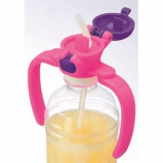 要出典 ペットボトル ストロー キャップ ベビーザらス限定 折りたたみハンドルぺっとぼとるキャップ