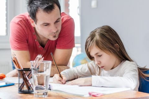 パパ 父親 宿題 勉強 学習サポート