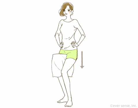 骨盤矯正 ストレッチ イラスト