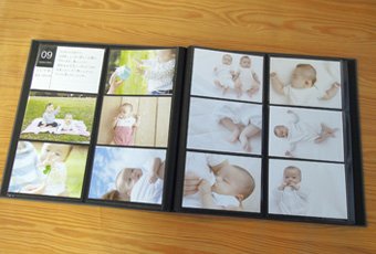 赤ちゃん用アルバム ナカバヤシ Nakabayashi×OURHOME イヤーフォトアルバム