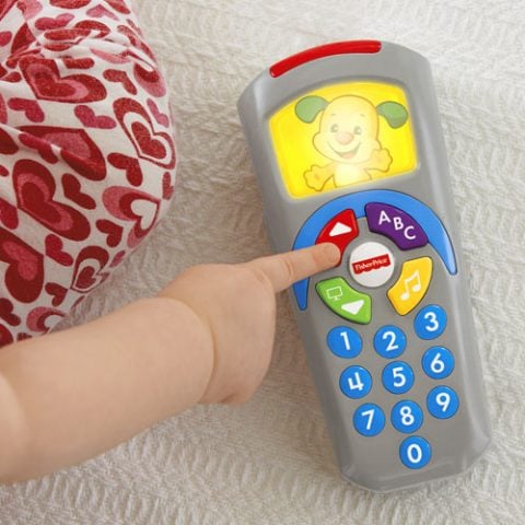 要出典 英語 おもちゃ フィッシャープライス わんわんの バイリンガルリモコン
