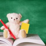 テディベア 勉強 学習 宿題 ノート