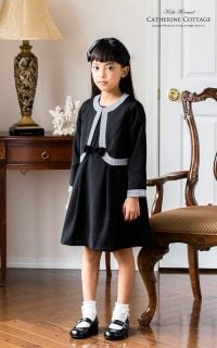 要出典 入学式ワンピース キャサリンコテージ 千鳥格子柄アンサンブルスーツ
