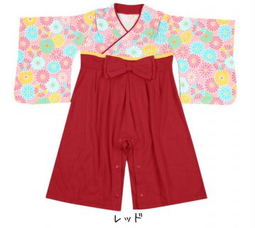 要出典 ひな祭り 衣装 巫女服風 ベビー用ロンパース