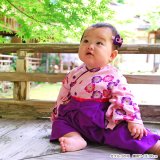 要出典 女の子 初節句 袴風 カバーオール