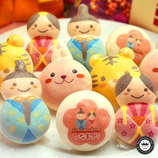 要出典 ひな祭りプレゼント ロイヤルガストロ ひなまつり お絵かきマカロン 動物っこ 10個入り