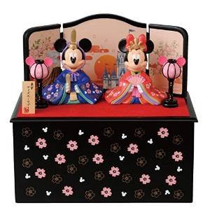 要出典 ひな祭りプレゼント ディズニー ひな祭りグッズ 2016年ミッキーとミニーのひな人形(台付き)