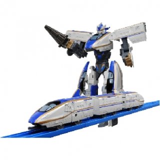 要出典 新幹線のおもちゃ タカラトミー プラレール 新幹線変形ロボ シンカリオン E7かがやき