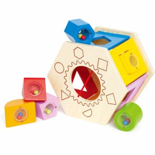 要出典 1歳誕生日女 ハペ社 シェイク&マッチ シェイプソーター