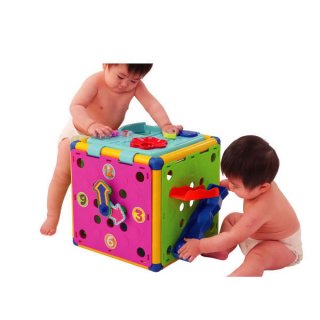 要出典 0~1歳知育玩具 ピープル 頭と体の知育ボックスDX