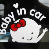 要出典 ベビー インカー ステッカー 女の子あかちゃん